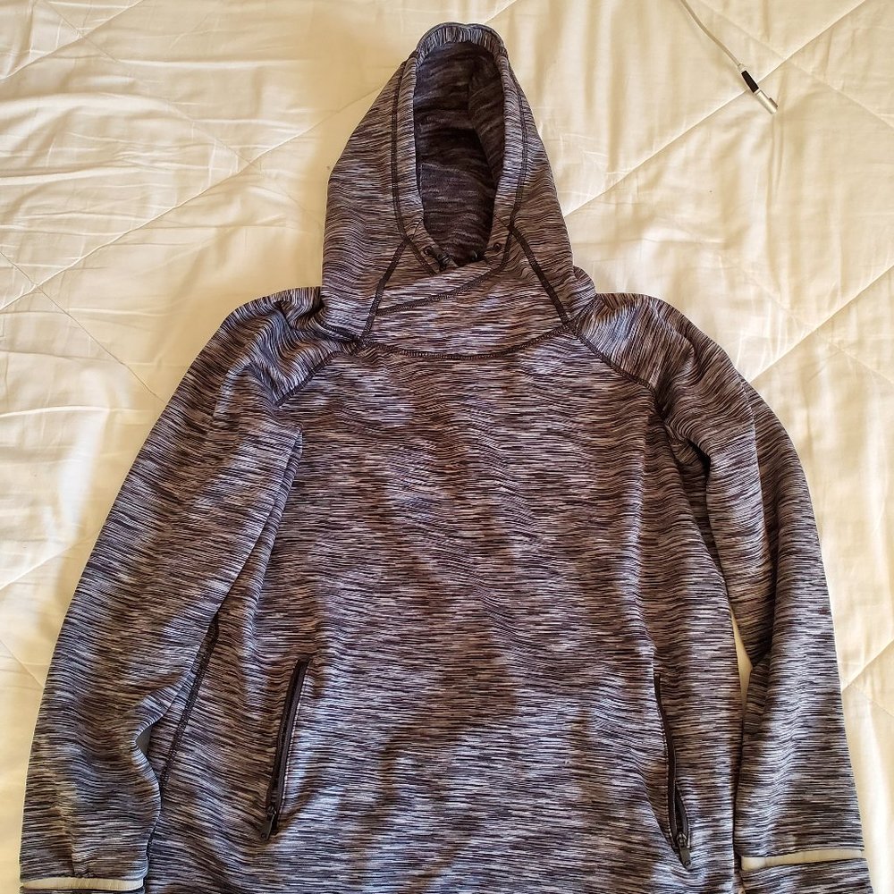 Space Gray Sweatshirt with Mitten Sleeves